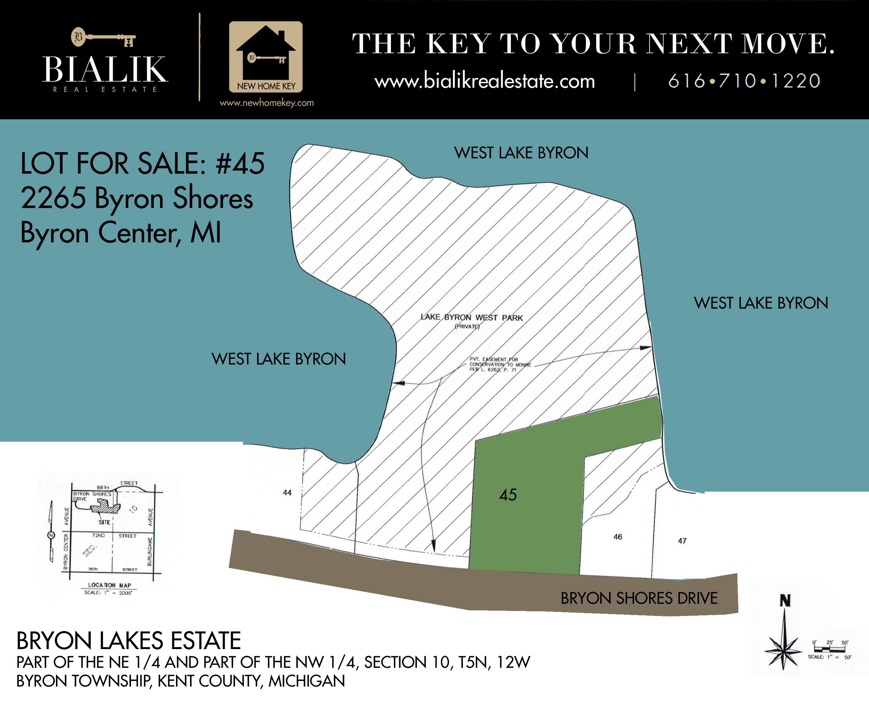 land for sale 2265 Byron Shores Byron Center
