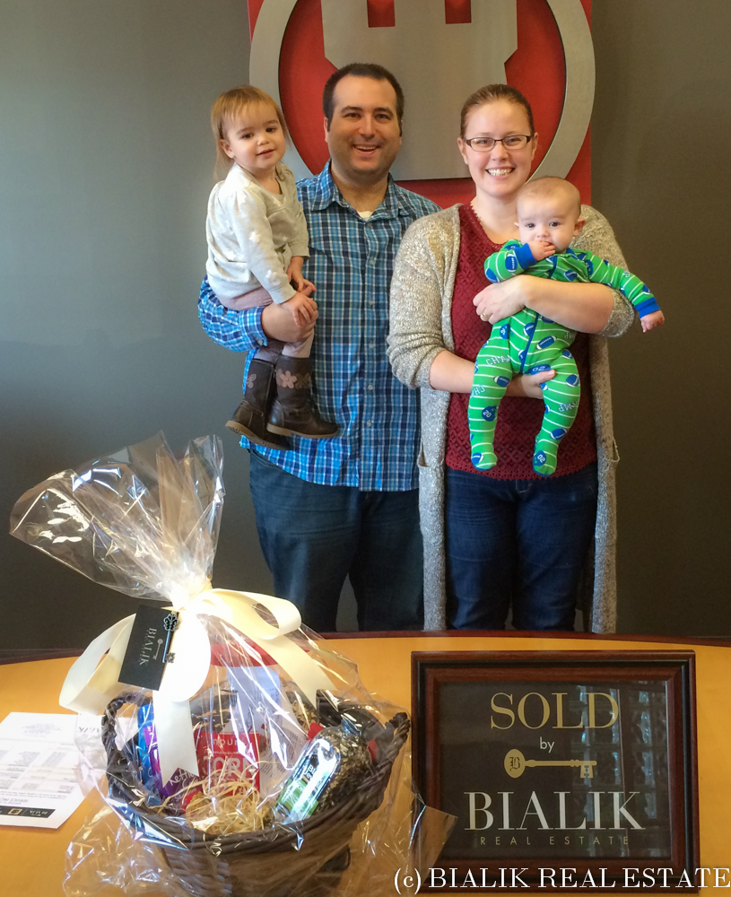 Jake & Brooke & Fam celebrating Closing Day on their Glendora Home