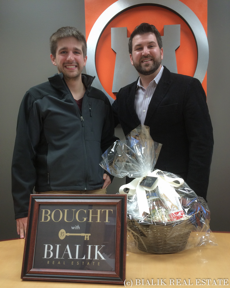 James & Katie buy their Byron Center home through Bialik Real Estate