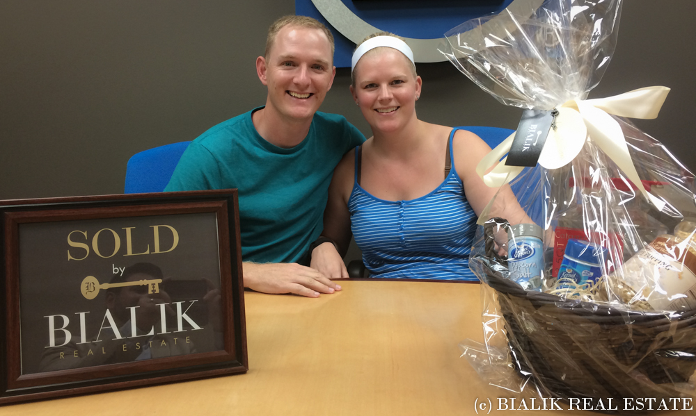 Closing Day! Chris & Jill sell their home through Bialik Real Estate