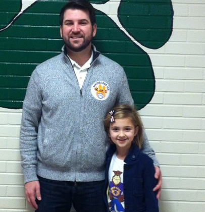 Nate with daughter at DOGS