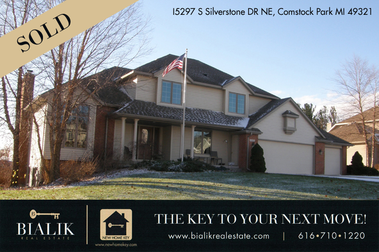 SOLD by Bialik Real Estate: 5297 S Silverstone DR NE Comstock Park 49321