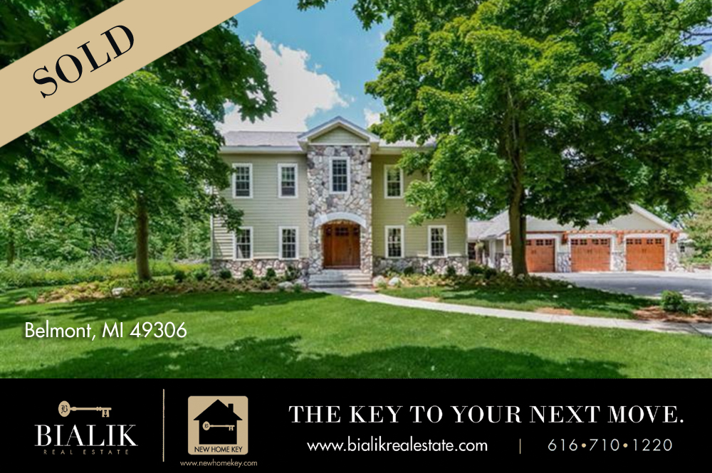 Sold by Bialik Real Estate Bill & Kelly Belmont MI Home