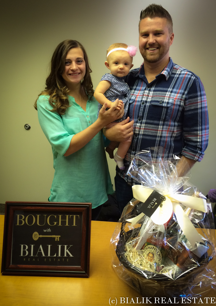 bruce chelsie close today on their Kentwood home bought through Bialik Real Estate