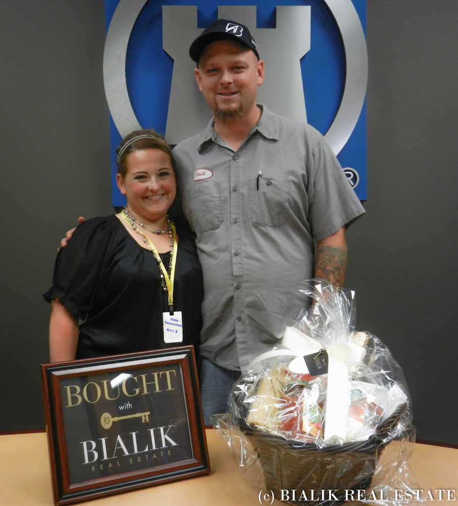Josh & Amanda bought their home through Bialik Real Estate